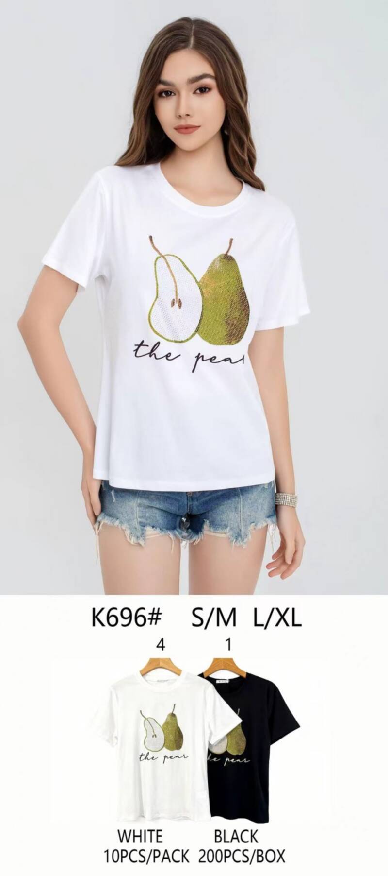 Bluzki damskie Roz S/M-L/XL , Mix Kolor Paczka 10 szt